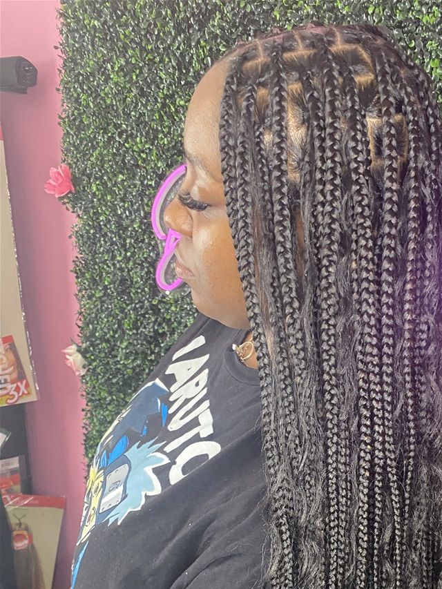 Medium boho knotless